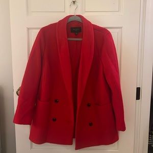 Red wool coat!  Worn once